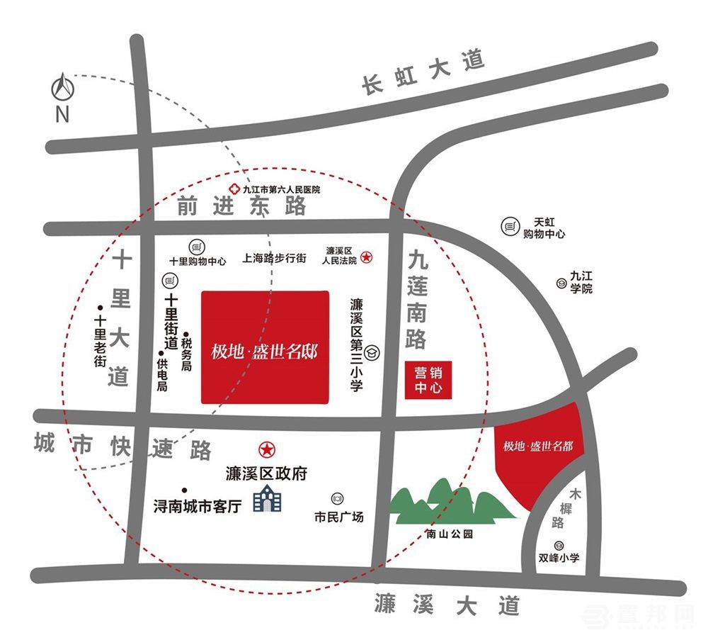 极地·盛世名邸区位图