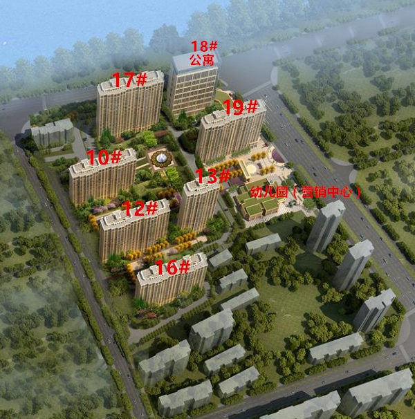 滨江凯旋城，在售建面58㎡、75㎡挑空5.1米复式公寓现房与沿街商铺