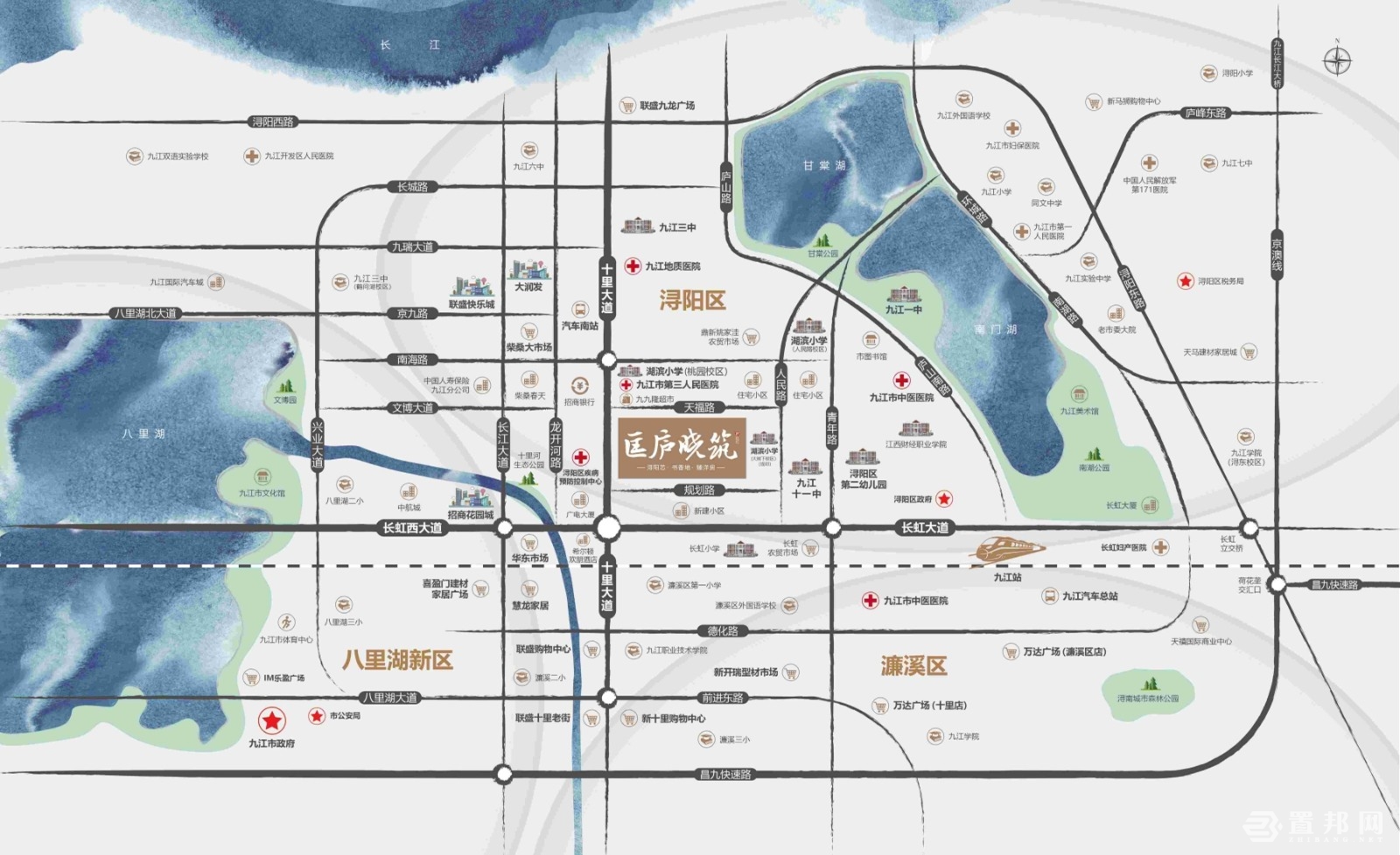 匡庐晓筑区位图